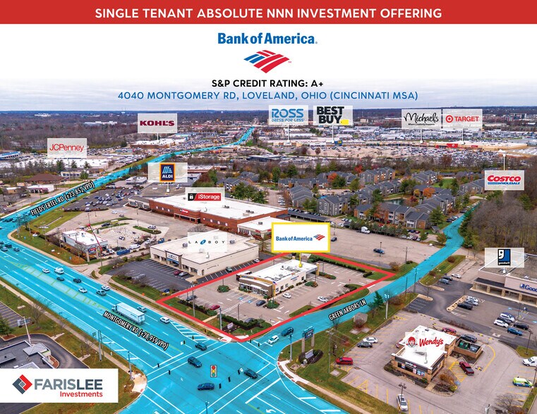 Primary Photo Of 4040 Montgomery Rd, Loveland Bank For Sale