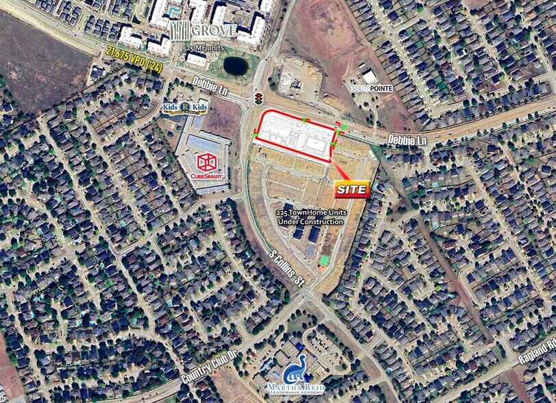 Primary Photo Of SEC DEBBIE LN & COLLINS ST St, Arlington Land For Lease