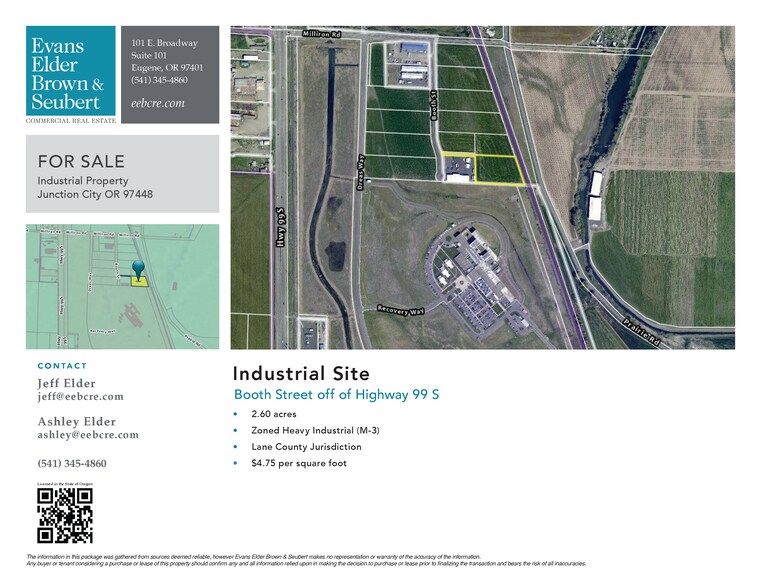 More Photos Of near Booth Street & Milliron Road, Junction City Land For Sale