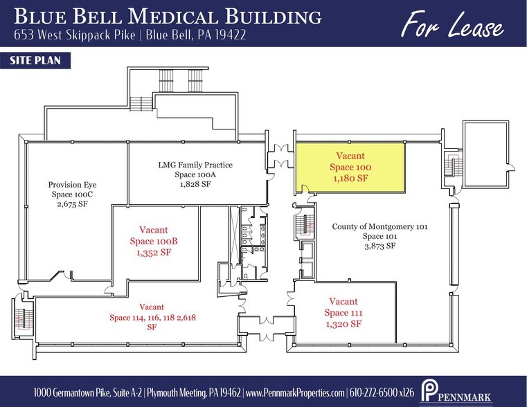 More Photos Of 653 Skippack Pike, Blue Bell Medical For Lease
