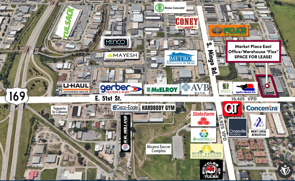 More Photos Of 5110-5124 S 95th Ave, Tulsa Light Distribution For Lease