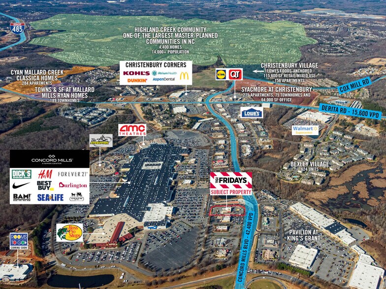 More Photos Of 8041 Concord Mills Blvd, Concord Restaurant For Sale