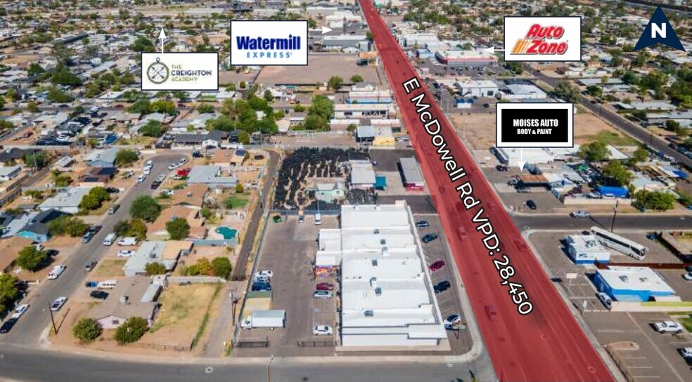 More Photos Of 2438-2454 E McDowell Rd, Phoenix Storefront For Lease