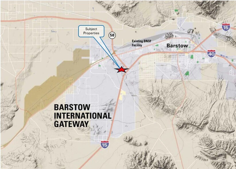 Primary Photo Of SWC Interstate 15 & Highway 58 @ Commerce Parkway, Barstow Land For Sale