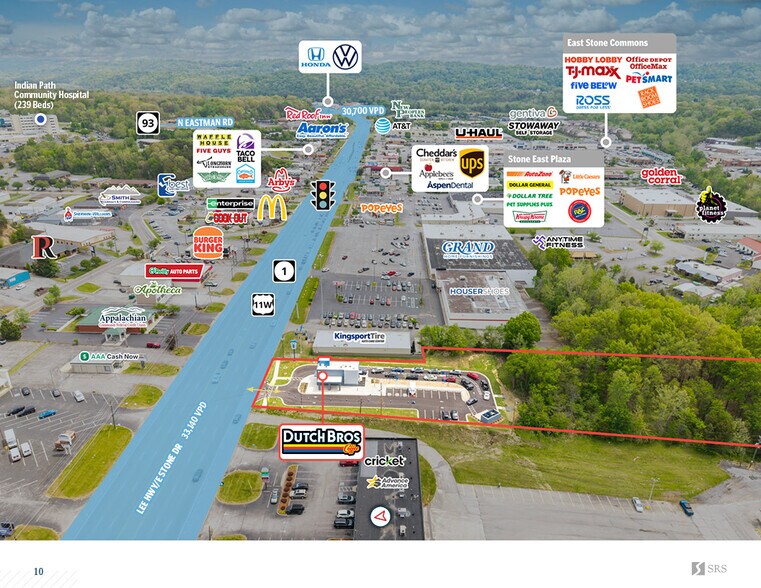 More Photos Of 1501 E Stone Dr, Kingsport General Retail For Sale