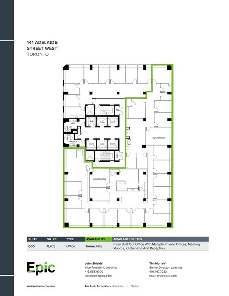 More Photos Of 141 Adelaide St W, Toronto Office For Lease