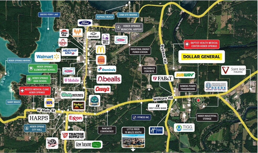 More Photos Of 736 Wilburn Road, Heber Springs Storefront For Sale