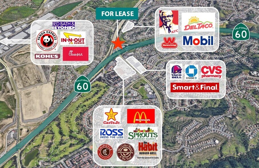 Primary Photo Of 350 N Diamond Bar Blvd, Diamond Bar General Retail For Lease