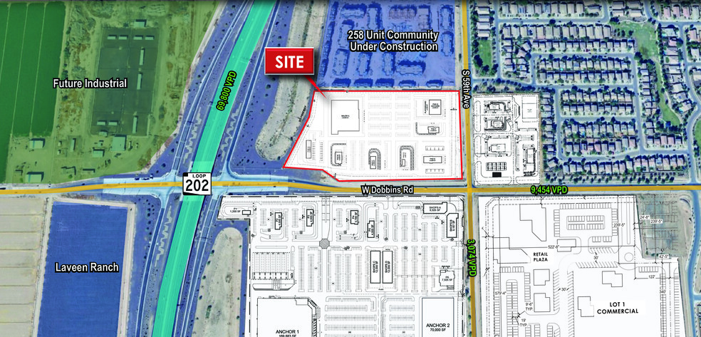 Primary Photo Of NEC Loop 202 & Dobbins Rd, Laveen Unknown For Lease