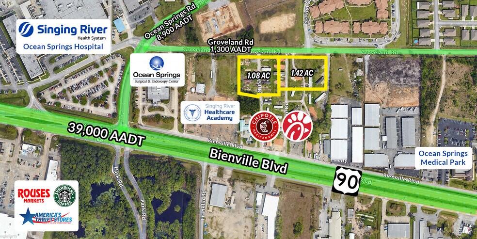 Primary Photo Of 3417 Bienville Blvd, Ocean Springs Land For Sale
