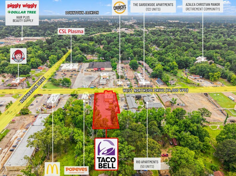 More Photos Of 330 W Northside Dr, Jackson Fast Food For Sale