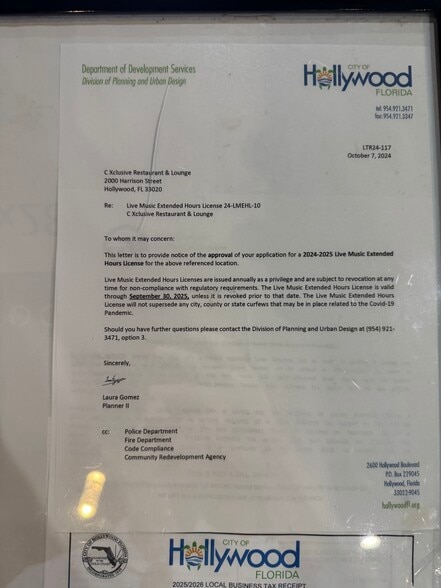 More Photos Of 2000 Harrison St, Hollywood Unknown For Lease