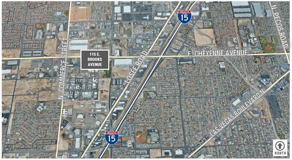 More Photos Of 115 E Brooks Ave, North Las Vegas Warehouse For Lease