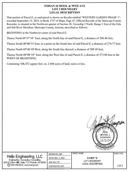 More Photos Of 3777 99th ave, Phoenix Land For Sale