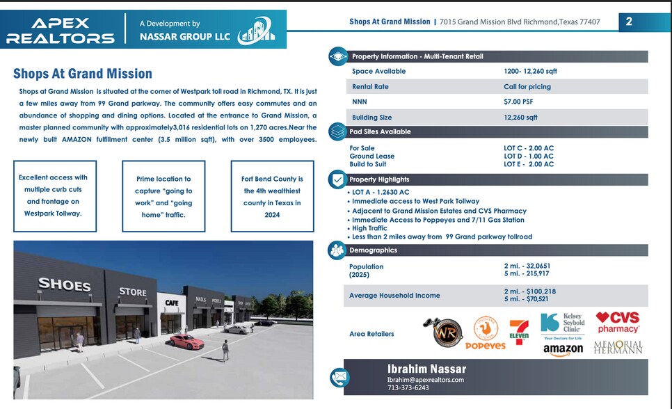 More Photos Of 6902 Grand Mission Blvd, Richmond General Retail For Lease