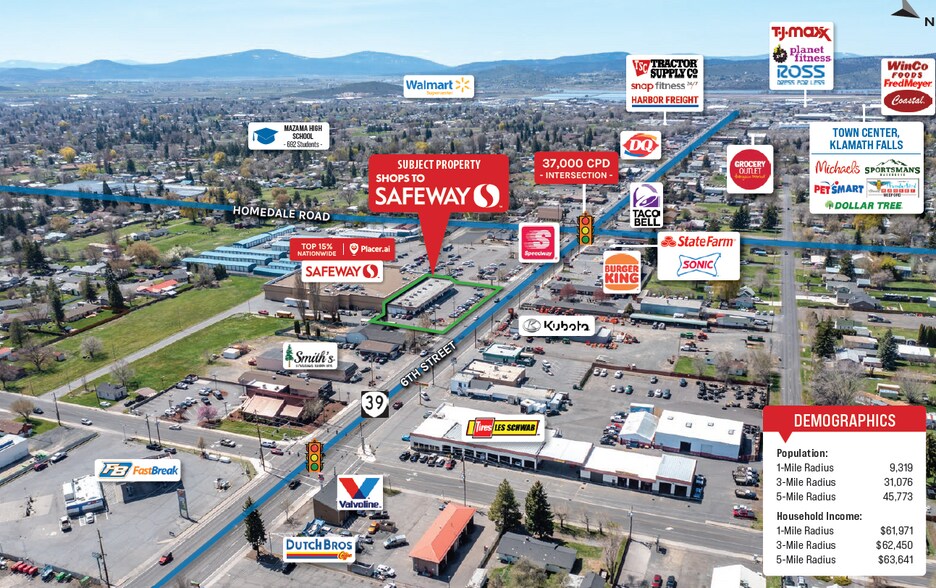 More Photos Of 5518-5538 S 6th St, Klamath Falls Storefront Retail Office For Sale