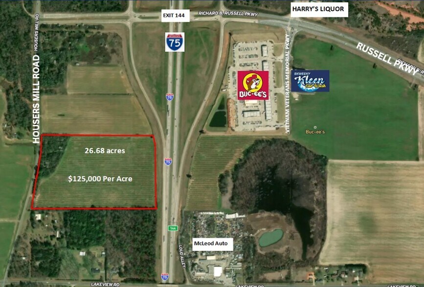 More Photos Of 2488 Housers Mill Road rd, Fort Valley Land For Sale