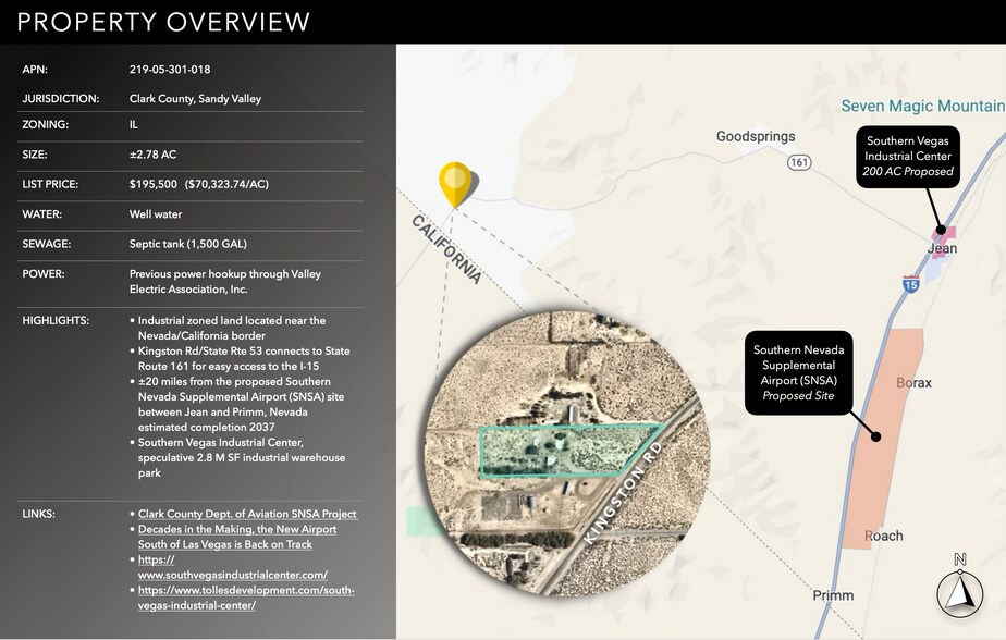 More Photos Of 651 Kingston Rd, Sandy Valley Land For Sale