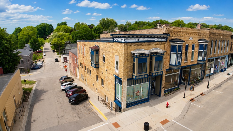 Primary Photo Of 104-110 High St, Mineral Point Storefront For Sale
