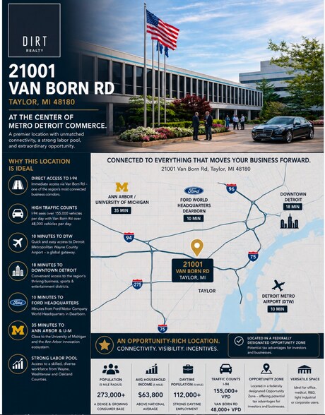 More Photos Of 21001 Van Born Rd, Taylor Office For Sale