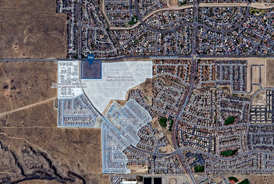 Primary Photo Of Paseo Del Norte @ Woodmont Avenue NW, Albuquerque Land For Sale