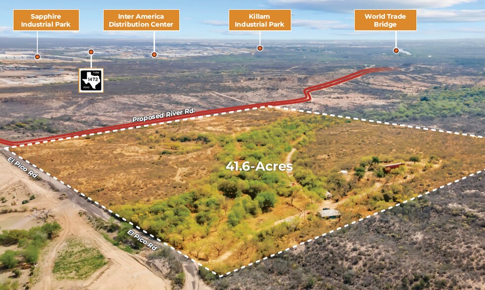 Primary Photo Of 961 El Pico Rd, Laredo Land For Sale