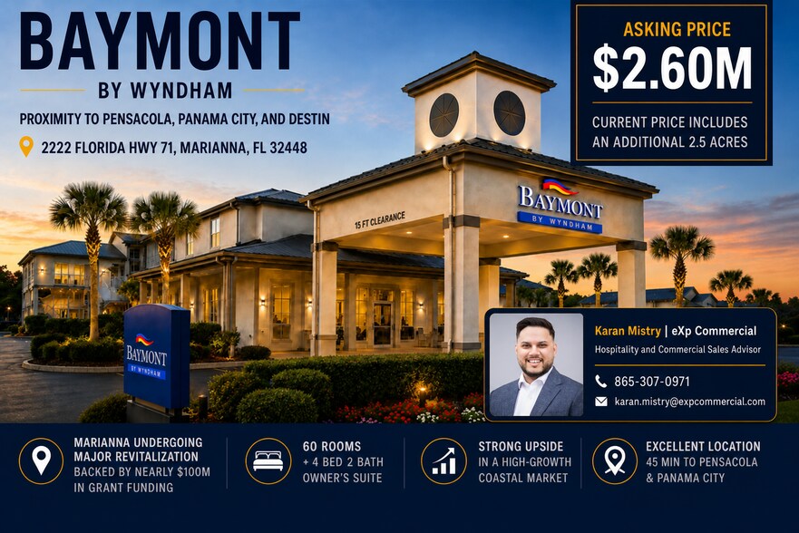Primary Photo Of 2222 Highway 71, Marianna Hotel For Sale