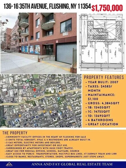 More Photos Of 136-16 35th Ave, Flushing Multifamily For Sale