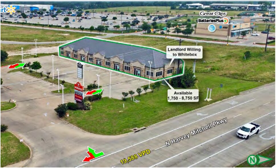 More Photos Of 521 N Harvey Mitchell Pky, Bryan Storefront Retail Office For Lease