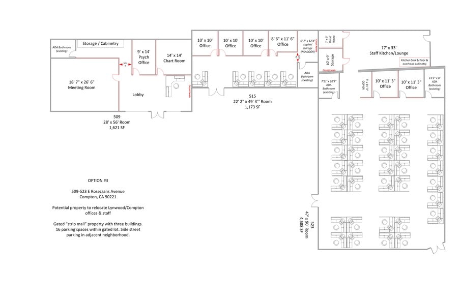 More Photos Of 509-523 E Rosecrans Ave, Compton Storefront Retail Office For Lease