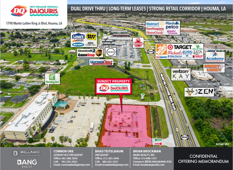 Primary Photo Of 1798 Martin Luther King Jr Blvd, Houma Fast Food For Sale