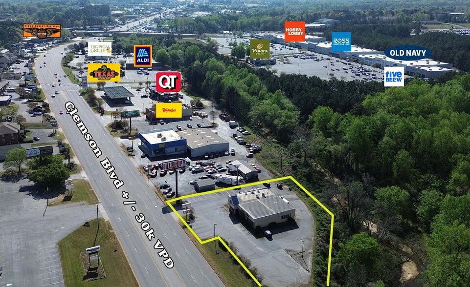 Primary Photo Of 4141 Clemson Blvd, Anderson Restaurant For Sale