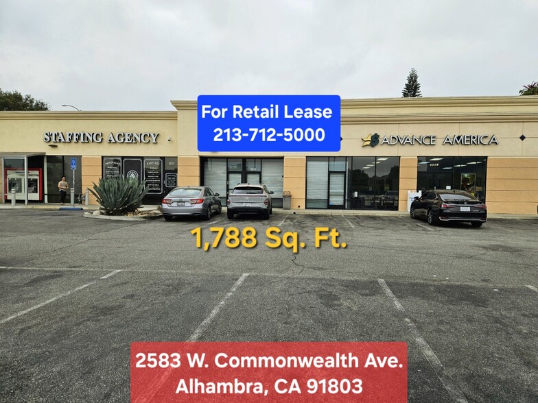 Primary Photo Of 2521-2581 W Commonwealth Ave, Alhambra Unknown For Lease