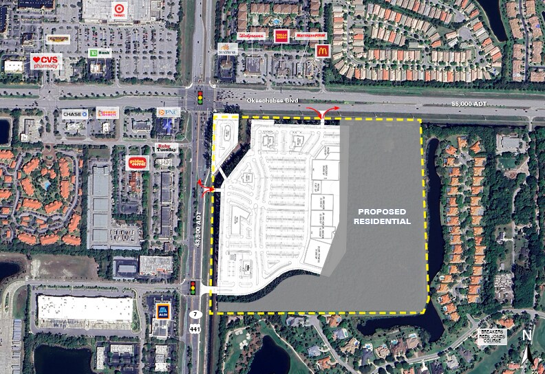 More Photos Of Okeechobee Blvd @ State Road 7, Royal Palm Beach Land For Lease