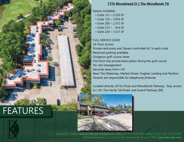 More Photos Of 1776 Woodstead Ct, The Woodlands Office For Sale