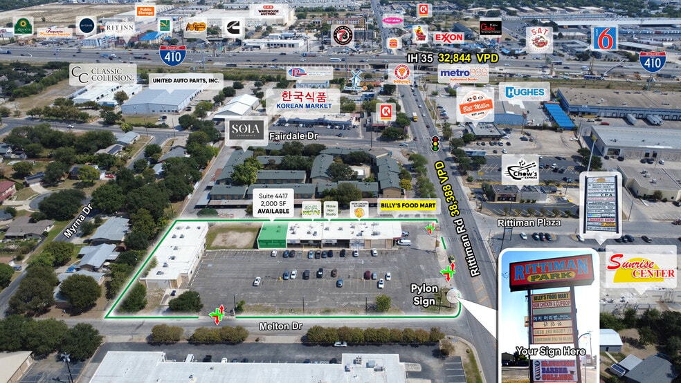 More Photos Of 4401-4419 Rittiman Rd, San Antonio Storefront Retail Office For Lease