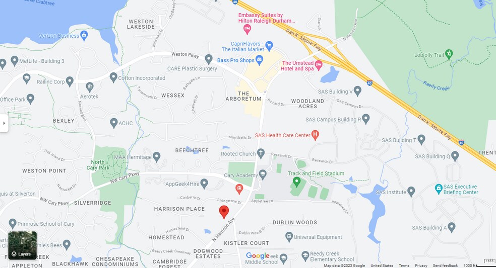 More Photos Of 1399 N Harrison Ave, Cary Land For Sale