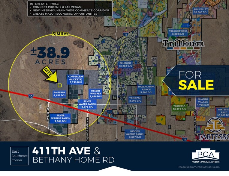 Primary Photo Of 411th Ave & Bethany Home Rd, Tonopah Land For Sale