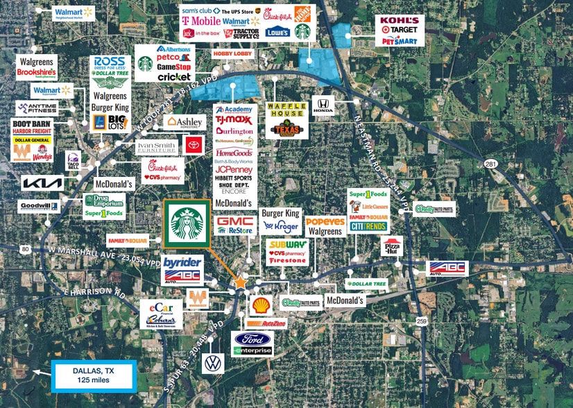 More Photos Of 707 W Marshall Ave, Longview Fast Food For Sale