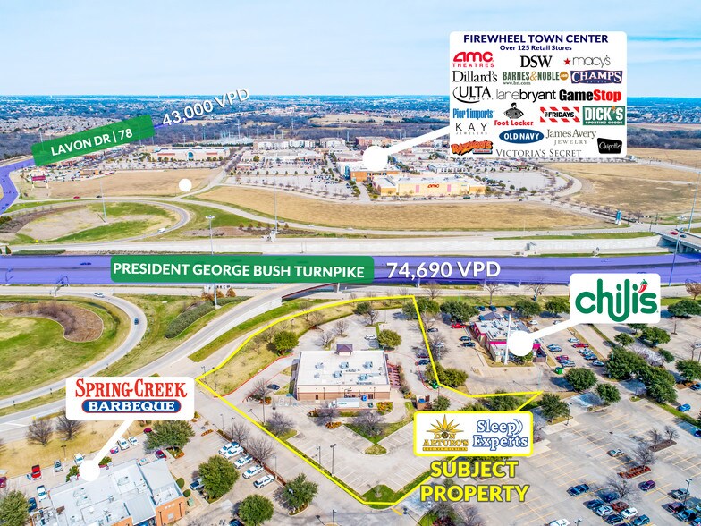 More Photos Of 3315 N President George Bush Hwy, Garland Freestanding For Lease