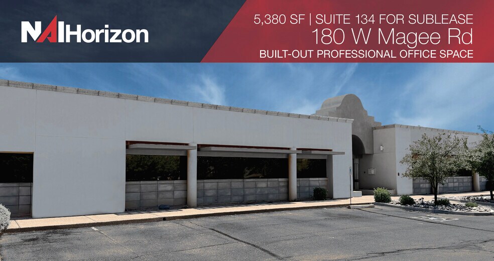 Primary Photo Of 180 W Magee Rd, Tucson Medical For Lease