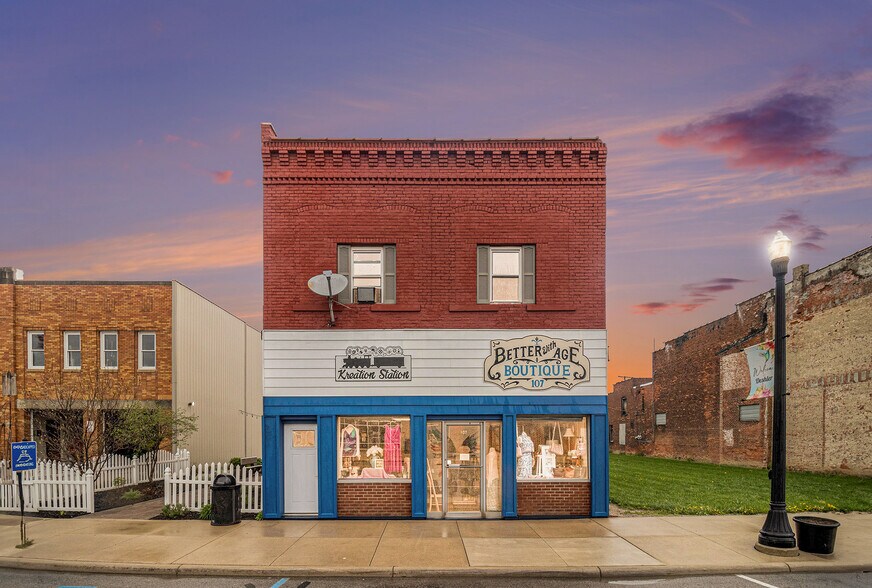 Primary Photo Of 107 E Main St, Deshler Storefront Retail Residential For Sale