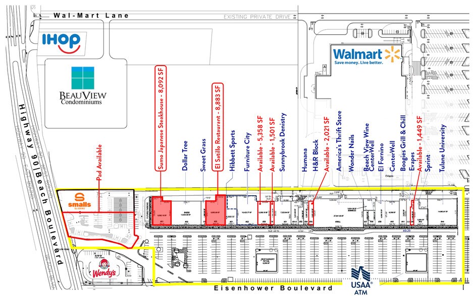 More Photos Of 2650 Beach Blvd, Biloxi Unknown For Lease