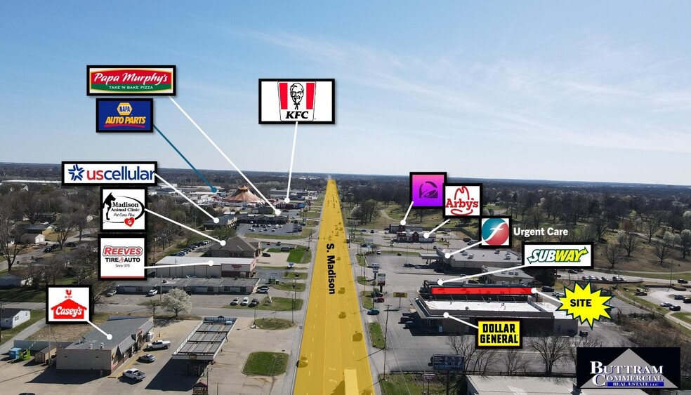 More Photos Of 1612 S Madison St, Webb City Storefront For Lease