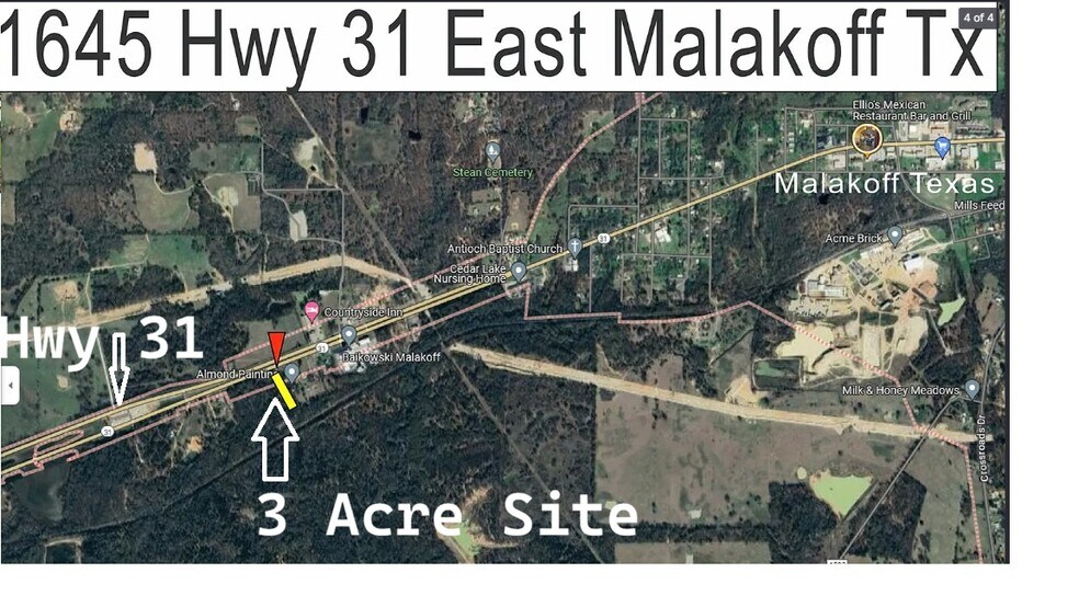 Primary Photo Of 1645 Royall Blvd, Malakoff Land For Sale