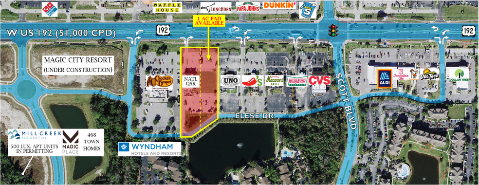 More Photos Of 5390 W Irlo Bronson Hwy, Kissimmee Land For Lease