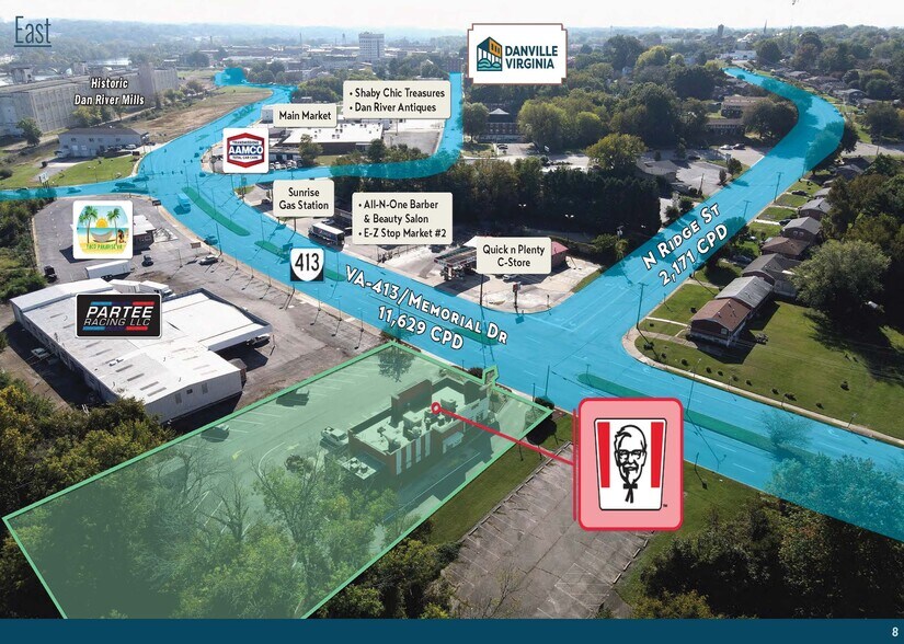 More Photos Of 604 Memorial Dr, Danville Fast Food For Sale