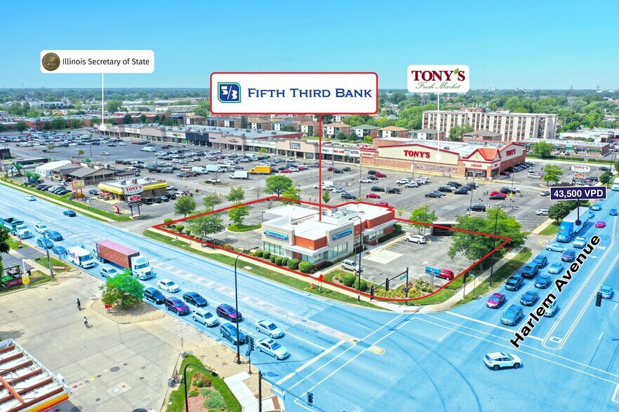 Primary Photo Of 7200 W 87th St, Bridgeview Bank For Sale