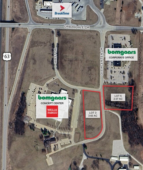 Primary Photo Of Overcenter Dr @ Hirst Dr, Moberly Land For Sale