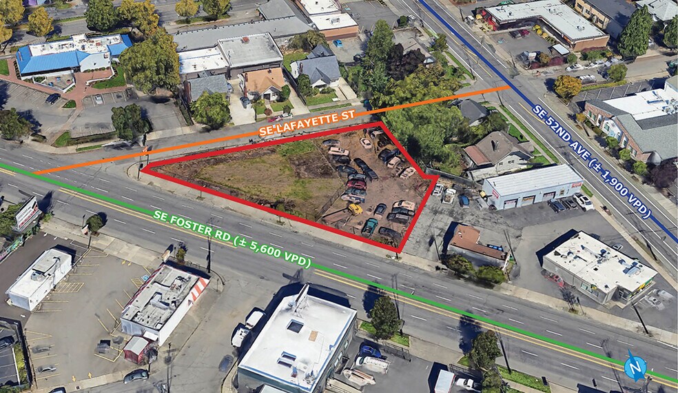 Primary Photo Of 5045-5051 SE Foster Rd, Portland Land For Lease